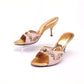50s or 60s Fancy Poolside Mules by Rayne UK 4