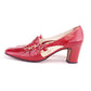 Early 1970s Dark Red Pumps by Renata UK 5
