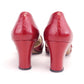 Early 1970s Dark Red Pumps by Renata UK 5