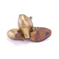 1930s Gold Strappy Sandals by Rheinberger UK 5.5
