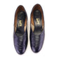 1930s Navy Leather Grecian Slippers by Robt Derby UK 5