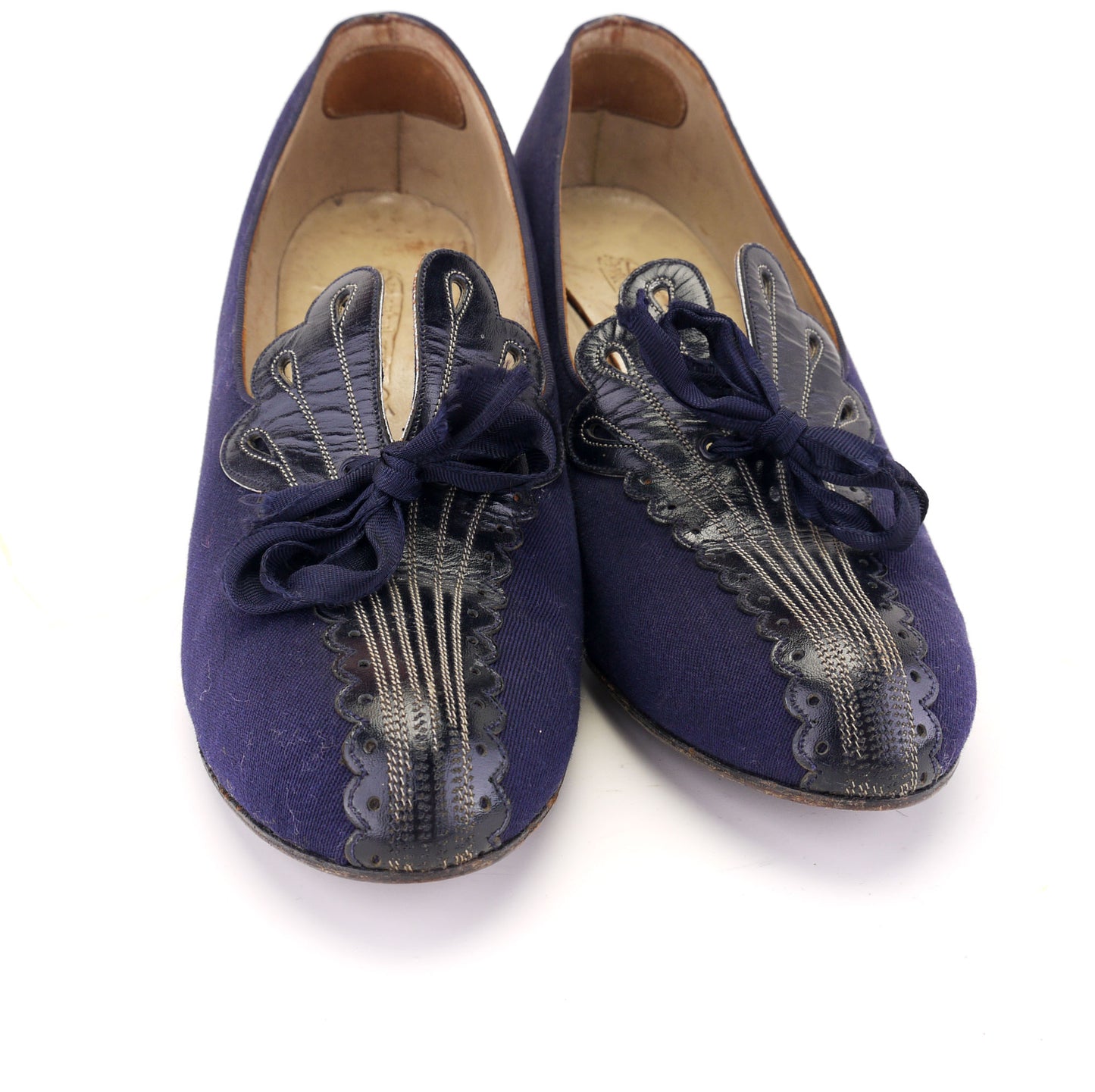 Navy 1930s Shoes by Russell & Bromley UK 6
