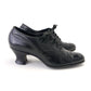Edwardian Teens 20s Unworn Black Oxfords UK 3.5
