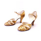 1930s Saxone Gold Dancing Shoes UK 3.5