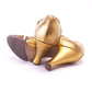 1930s Saxone Gold Dancing Shoes UK 3.5