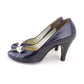 Chic 1950s Navy & White Pumps by Saxonette UK 4.5