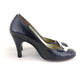 Chic 1950s Navy & White Pumps by Saxonette UK 4.5