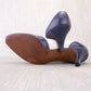 Unworn Navy & White 1960s Pumps by Seducta UK 4