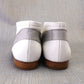 1980s Unworn Seducta Grey & White Ankle Boots UK 5