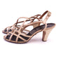 1950s Holmes Strappy Beige sandals UK 3