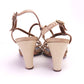 1950s Holmes Strappy Beige sandals UK 3
