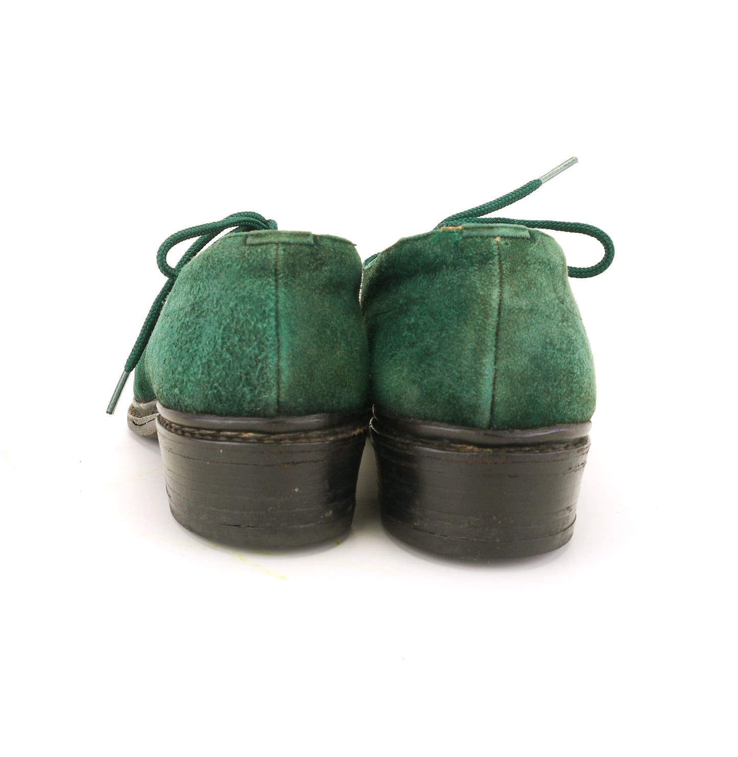 Green Suede Derbies from Selfridges c1930 UK 5