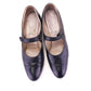 1920s Black Mary Janes with Cutouts UK 6
