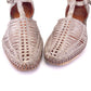 1920s Silver Sandals Metal Braid T Bars UK 3