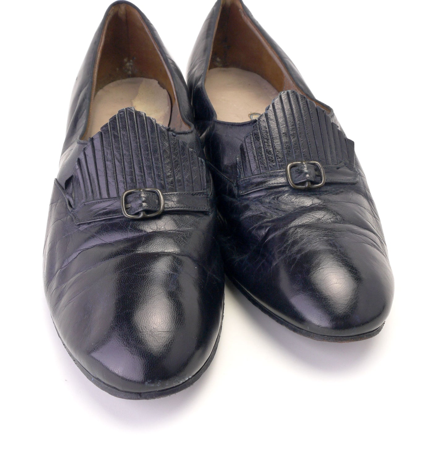 1910s or 20s Navy Pumps by Stead & Simpson UK 3.5