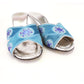 1960s Silver & Turquoise Wedges by Stacey UK 4