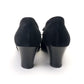 1940s Black Suede Lastex Pumps by Styleez UK 6