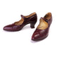 1920s Oxblood Bar Shoes by Swan UK 4.5