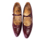 1920s Oxblood Bar Shoes by Swan UK 4.5