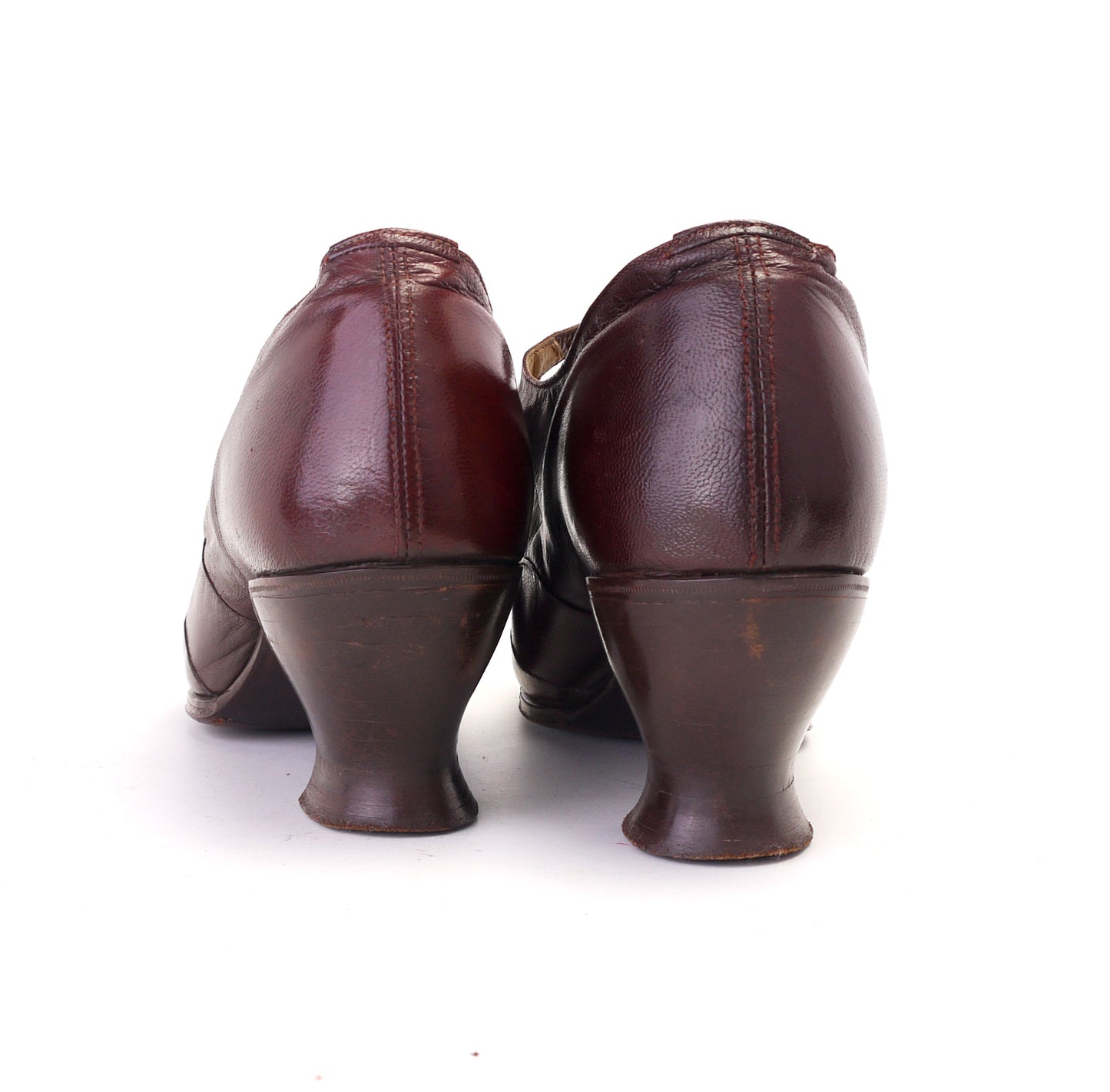 1920s Oxblood Bar Shoes by Swan UK 4.5