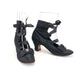 1910s Black Silk Tango Boots UK 2