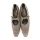 1920s Sage Green Brogued Bar Shoes by Tannar UK 6