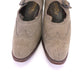 1920s Sage Green Brogued Bar Shoes by Tannar UK 6