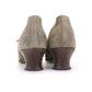 1920s Sage Green Brogued Bar Shoes by Tannar UK 6