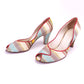 1950s Style Peep Toe Pumps by Toast UK 6