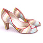 1950s Style Peep Toe Pumps by Toast UK 6