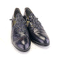 1930s Trueform Navy Pumps w Cutouts UK 6