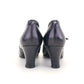 1930s Trueform Navy Pumps w Cutouts UK 6