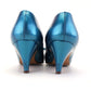 1960s Metallic Turquoise Pumps by Turner UK 4.5