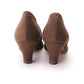 1950s Brown Suede and Lace Pumps by Van Dal UK 4