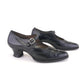 Peter Yapp Black Bar Shoes c1930 UK 6