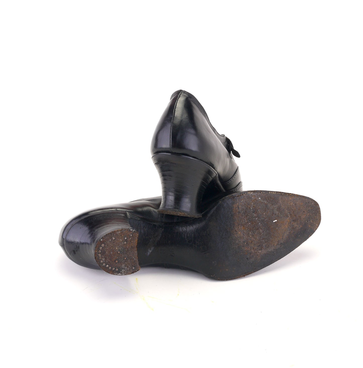 Peter Yapp Black Bar Shoes c1930 UK 6