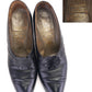 1920s Black Grained Walking Shoes by J Allan UK 5.5
