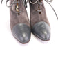 1970s Grey Collared Ankle boots by Dover UK 5