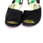 Reproduction 1947 Ferragamo Black Suede Sandals UK 6