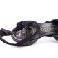 1950s Delman De Luxe Black Suede Stiletto Sandals w Peeptoe UK 6-6.5