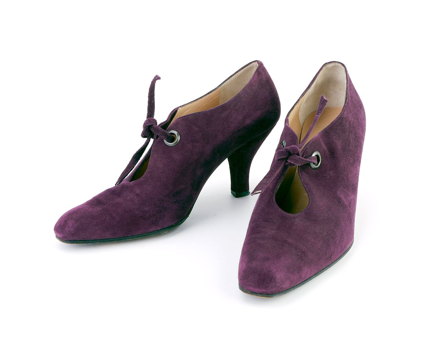 Plum store suede shoes