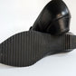 1950s Casual Clarks Clipper Black Crepe Soled Shoes UK 6.5