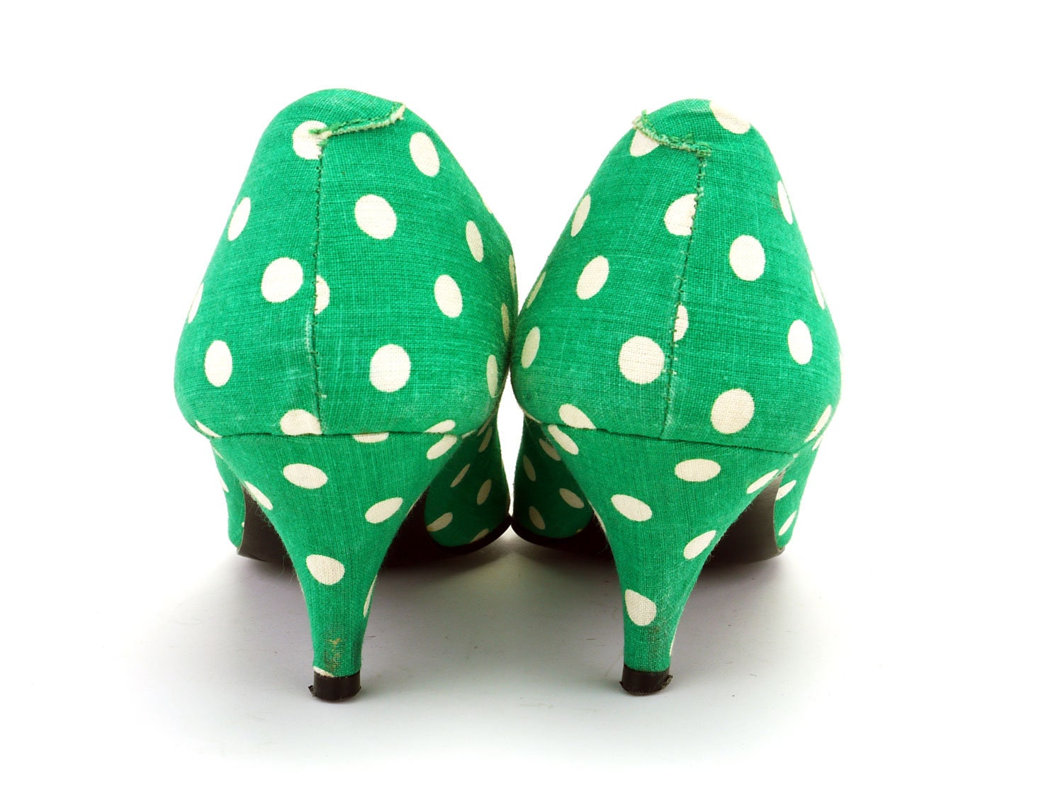 Polka dot kitten outlet heels