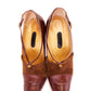 1970s Brown Suede & Leather Italian Heels Pumps UK 7