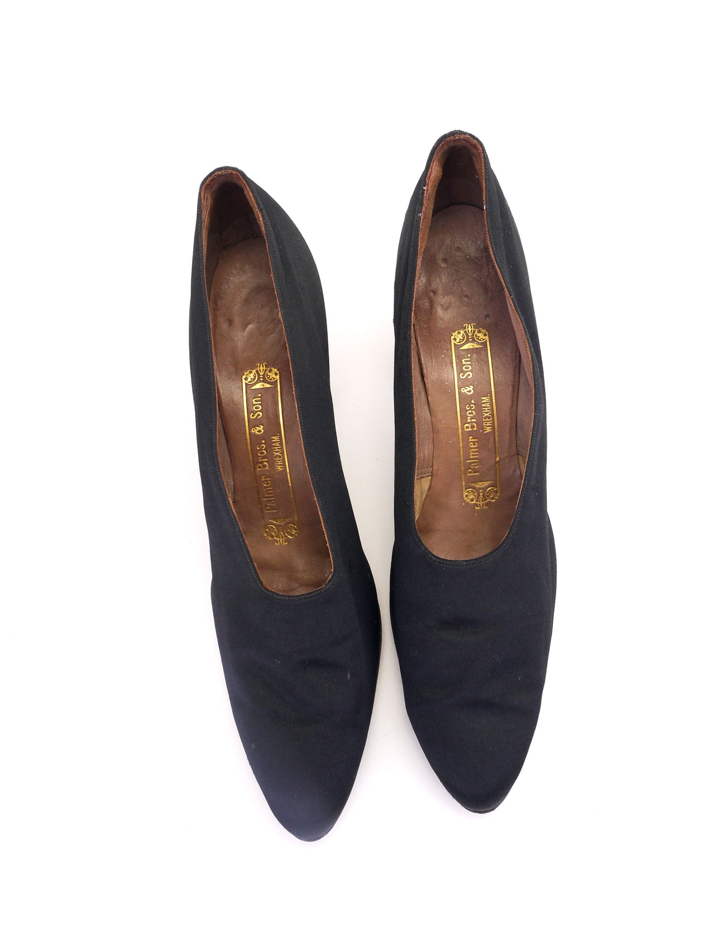 Superb Early 1920s One Piece Silk Pumps by Palmer Bros UK 3