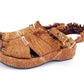 Red or Dead Coconut fibre Sandals 1990s UK 5