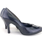 Mid 50s Navy Pumps with Keyhole For Block's Dept Store UK 6