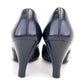 Mid 50s Navy Pumps with Keyhole For Block's Dept Store UK 6